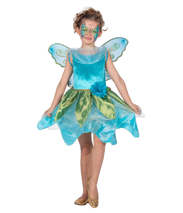 Vlinder Jurkje Aqua Mira Kind