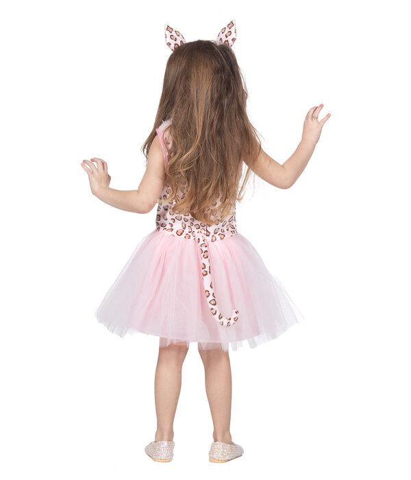 Jurkje Panterprint Roze Meisje