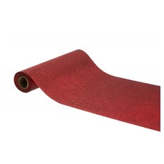Tafelloper Op Rol Glitter Rood Premium (30x500cm)