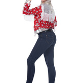 Glamorous Pailletten Jasje Sterren Vrouwen Rood