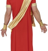 Kostuum Romeinse Koning Rood Heren