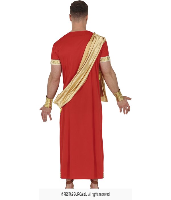 Kostuum Romeinse Koning Rood Heren