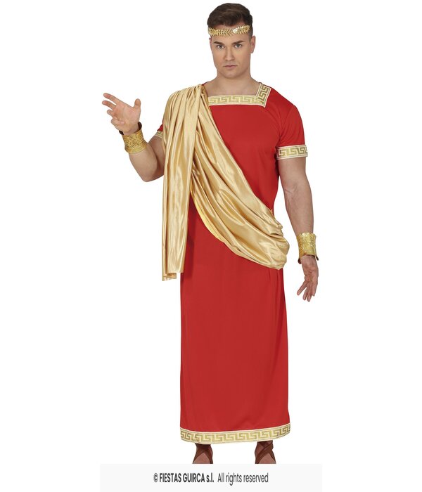 Kostuum Romeinse Koning Rood Heren