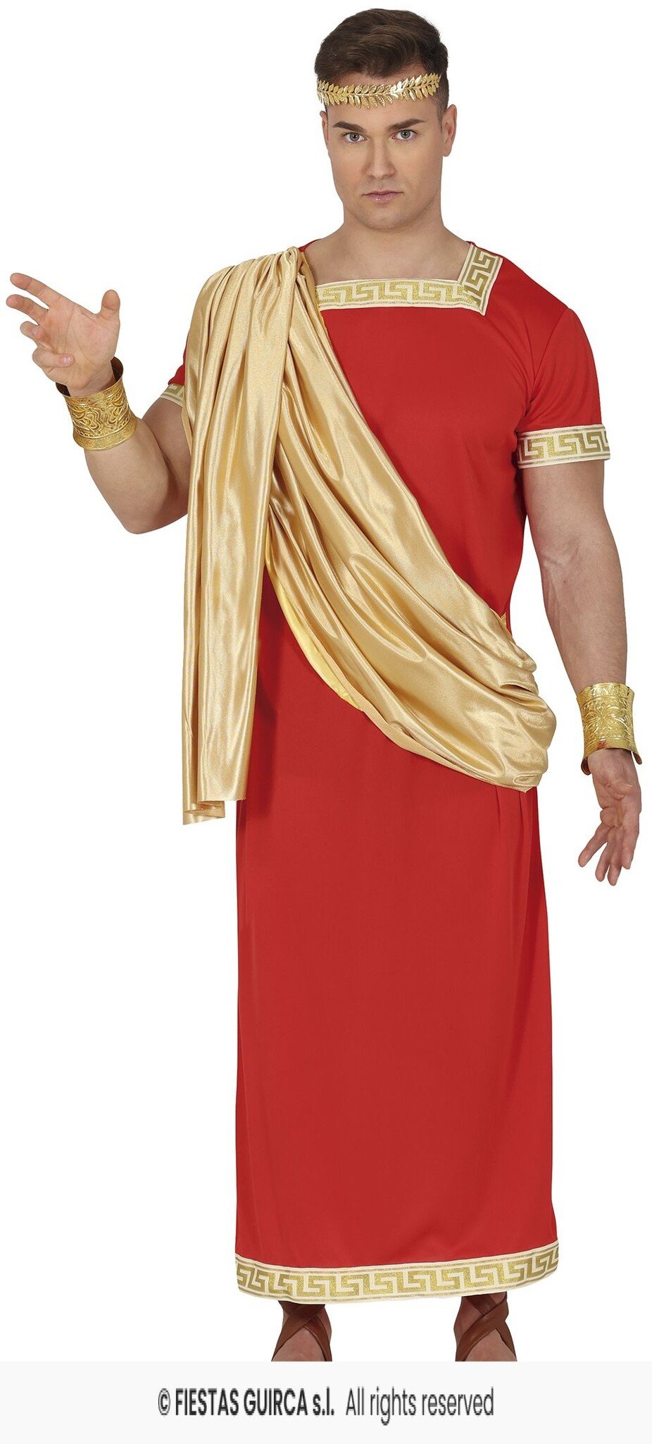 Kostuum Romeinse Koning Rood Heren