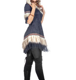 Luxe Eskimo Jurk Dames Donkerblauw