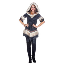 Luxe Eskimo Jurk Dames Donkerblauw