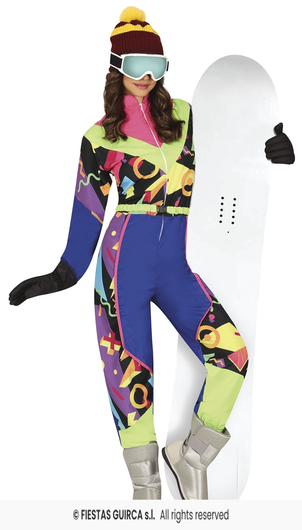 Foute Ski Overall Discopower Dames afbeelding