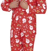 Kerstmis Kostuum Fun Heren Rood 3-delig