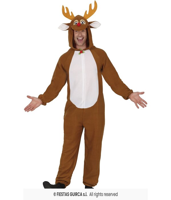 Rendier Onesie Pyjama Volwassenen