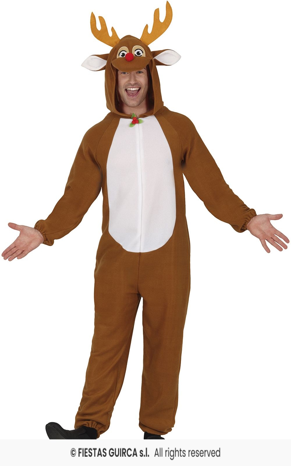 Rendier Onesie Pyjama Volwassenen