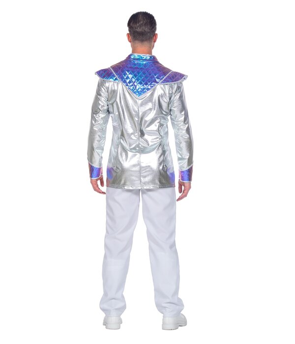 Space Jacket Metallic Heren