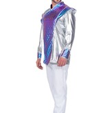 Space Jacket Metallic Heren