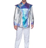 Space Jacket Metallic Heren