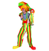 Tuinbroek Circus Clown gekleurde strepen