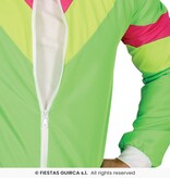 Neon Groene Tracksuit Heren