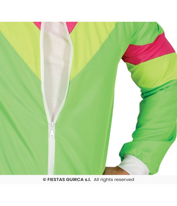 Neon Groene Tracksuit Heren
