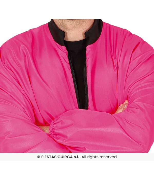 Neon Pink Tracksuit Heren