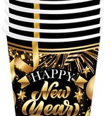 Elegante Nieuwjaar Bekertjes 240ml (6st)
