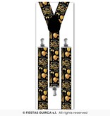 Elegante Nieuwjaar Bretels Zwart/Goud