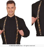 Elegante Nieuwjaar Bretels Zwart/Goud