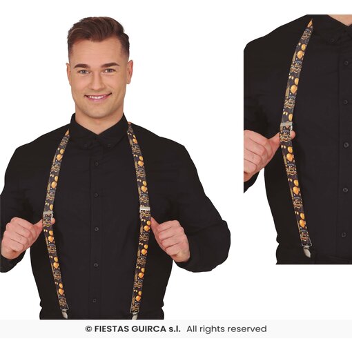 Elegante Nieuwjaar Bretels Zwart/Goud