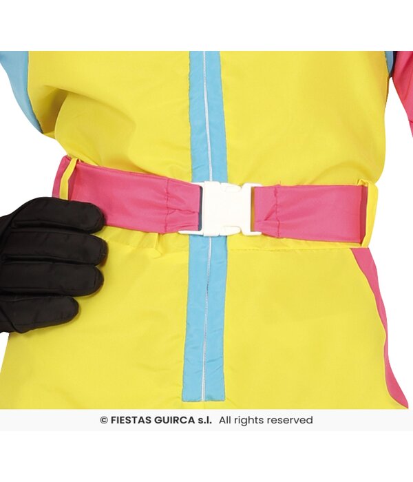 Party Ski Overall Geel/Pink Dames