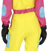 Party Ski Overall Geel/Pink Dames