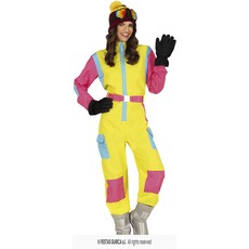 Party Ski Overall Geel/Pink Dames