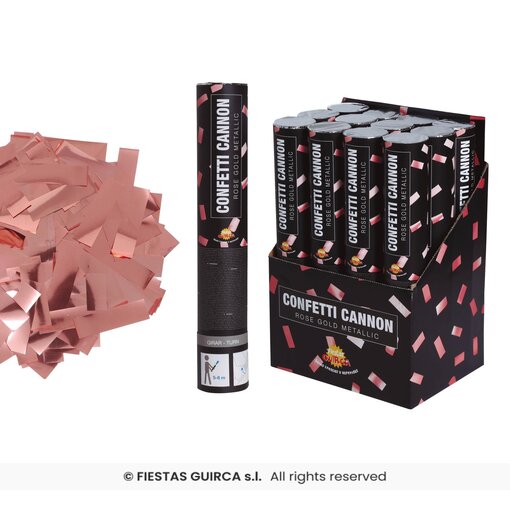 Confetti Kanon Rose Goud Metallic (30cm)