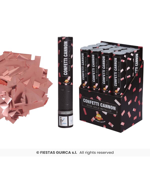 Confetti Kanon Rose Goud Metallic (30cm)