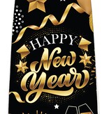 Elegante Nieuwjaar Stropdas Zwart/Goud