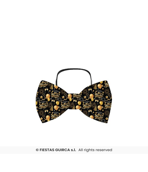 Elegante Nieuwjaar Strik Zwart/Goud