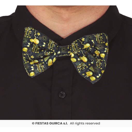 Elegante Nieuwjaar Strik Zwart/Goud