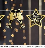 Elegante Nieuwjaar Slinger Champagne (3m)