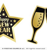 Elegante Nieuwjaar Slinger Champagne (3m)