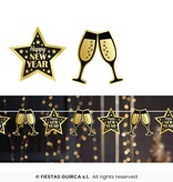 Elegante Nieuwjaar Slinger Champagne (3m)