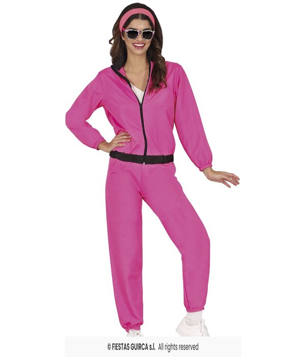 Neon Pink Tracksuit Dames