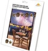 Elegante Happy New Year Slinger Zwart/Goud (3m)