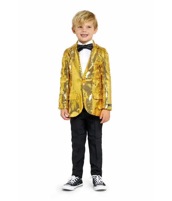 Colbert Pailletten Goud Jongens Suitmeister