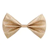 Vlinderstrik glitter goud