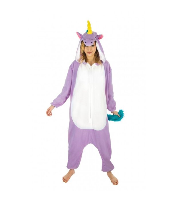 Paarse Unicorn Onesie 164cm