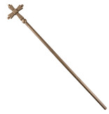 Kardinaalsstaf Met Kruis 4-delig (114cm)