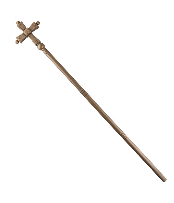 Kardinaalsstaf Met Kruis 4-delig (114cm)