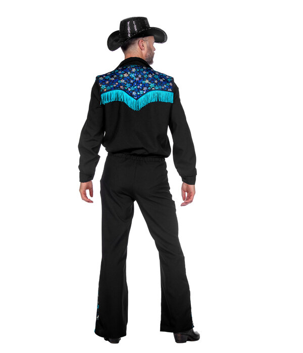 Glamorous Western Outfit Zwart Heren Premium