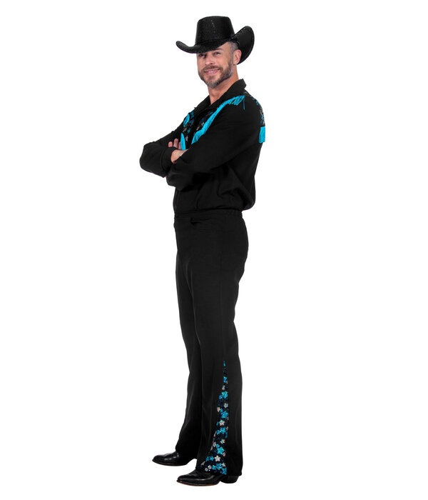 Glamorous Western Outfit Zwart Heren Premium
