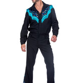 Glamorous Western Outfit Zwart Heren Premium