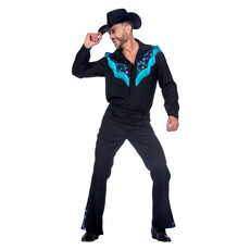 Glamorous Western Outfit Zwart Heren Premium