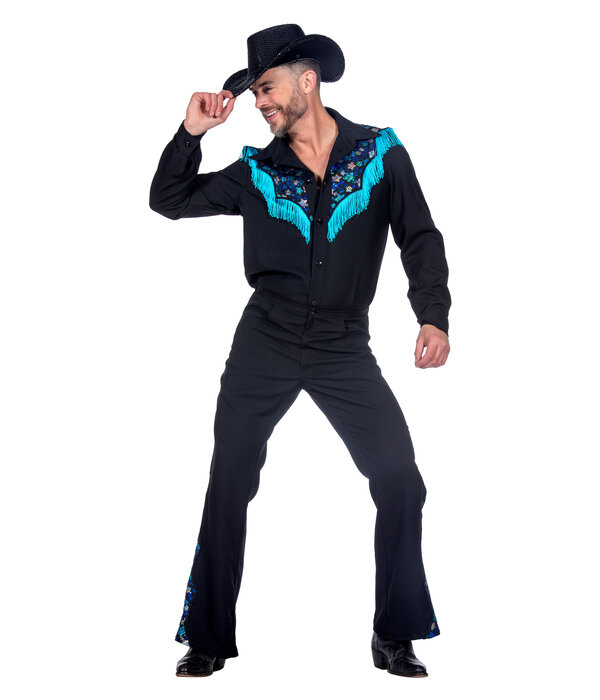 Glamorous Western Outfit Zwart Heren Premium