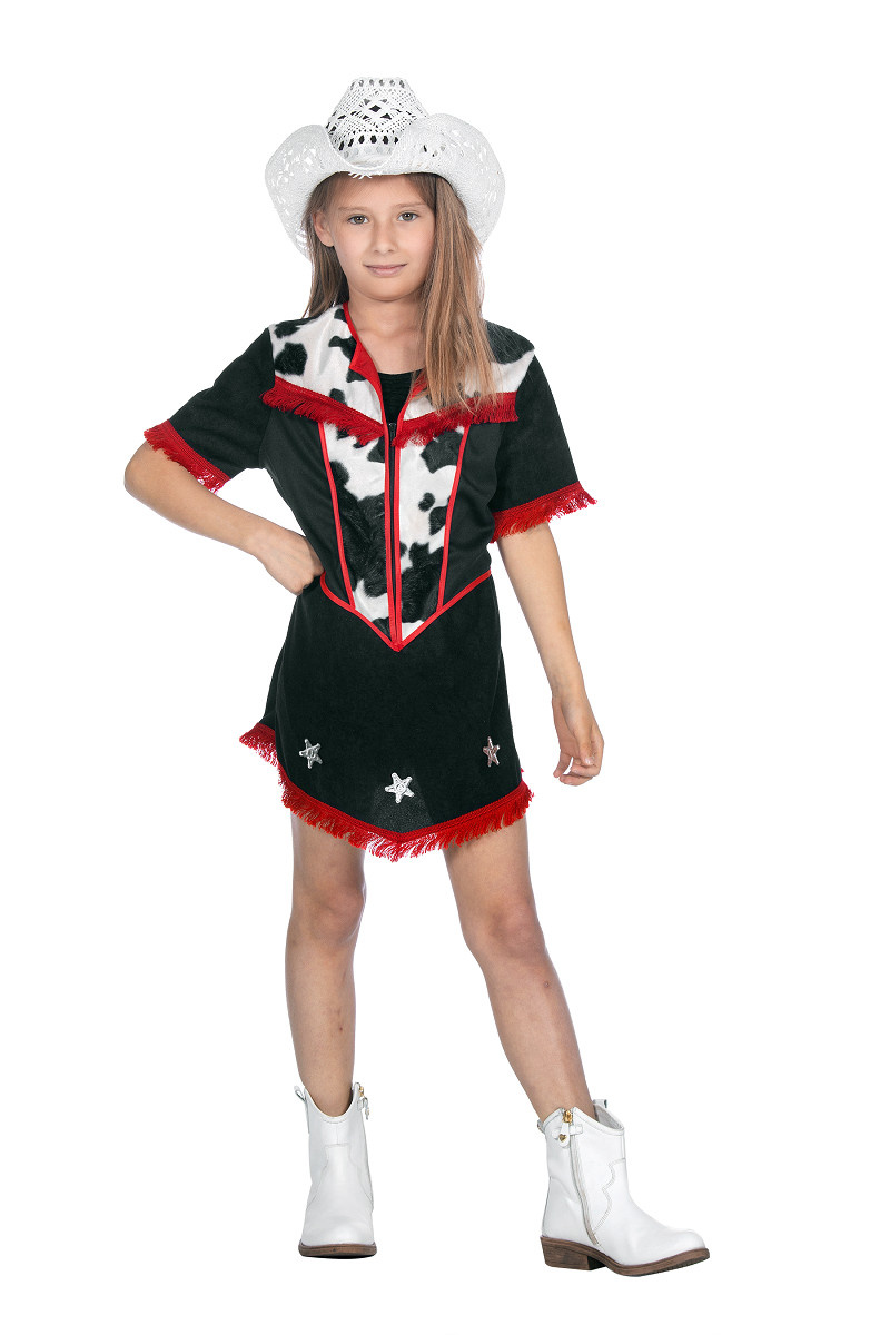 Cowgirl Jurkje Koe Kind afbeelding