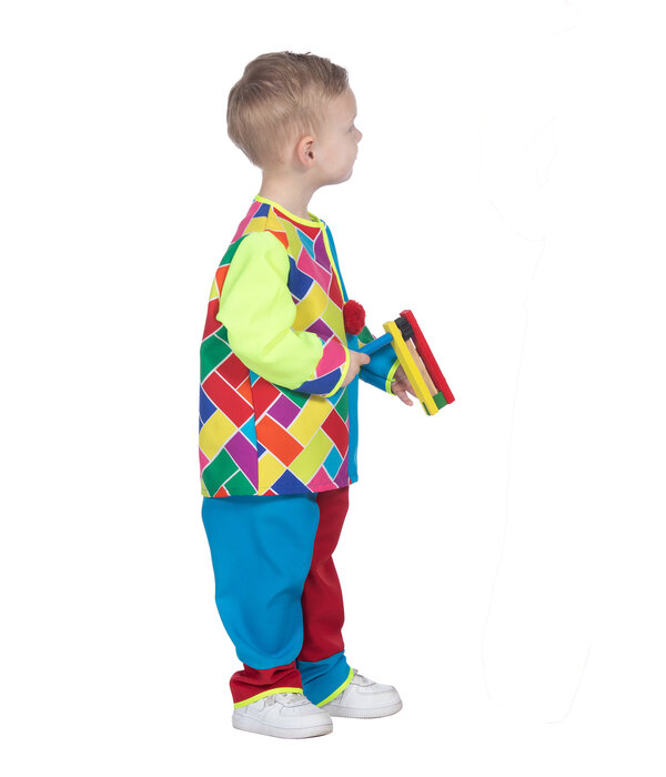 Clown Kostuum Baby/Peuter Chipper